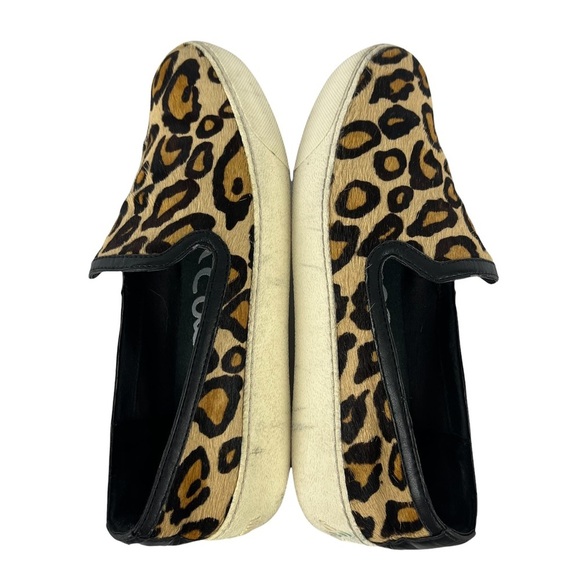 Sam Edelman Becker Leopard Print Slip on Sneakers Womens Size 7M - Picture 4 of 10